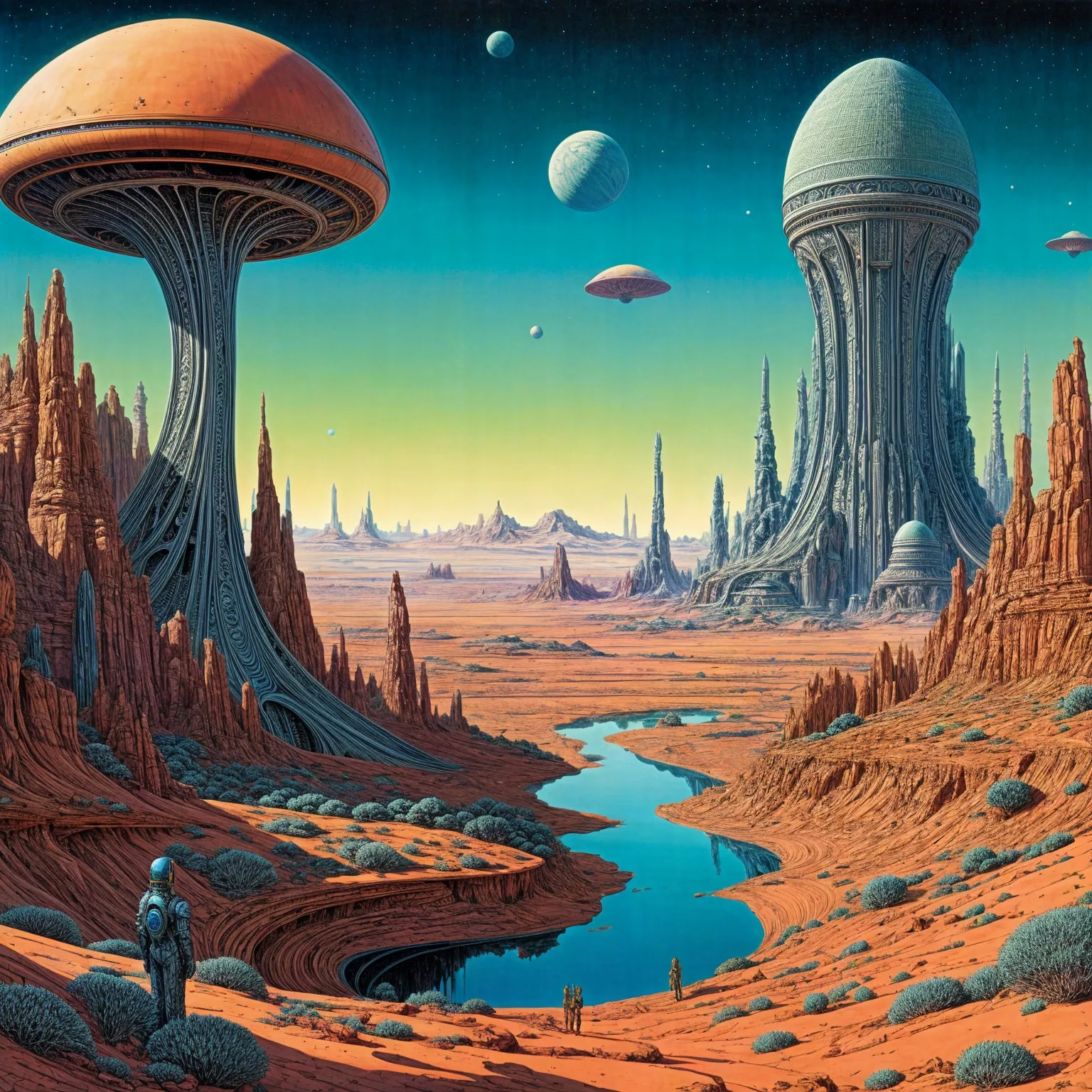 Image générée par Deep Dream Generator