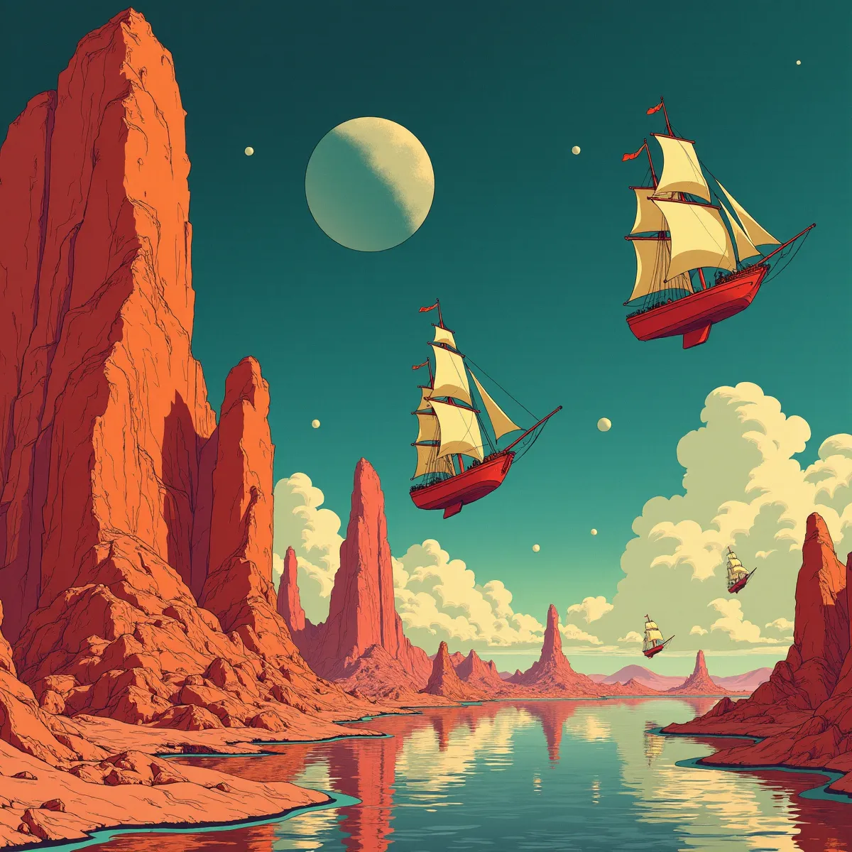 Image générée par Flux AI